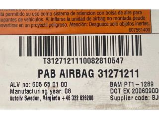 Подушка безопасности пассажира 31271211, 605650100 Volvo V70