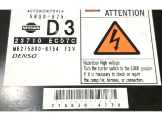 Řídící jednotka 23710EC07C, MB2758006754 Nissan Navara 2006