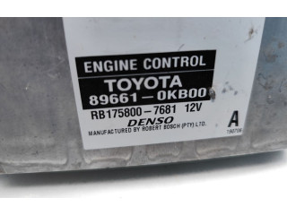 Řídící jednotka 89661-0KB00, RB175800-7681 Toyota Hilux (AN10, AN20, AN30) 2006