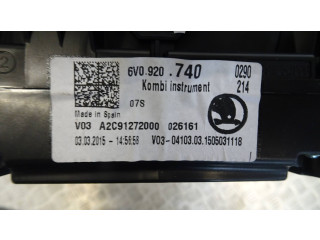 Панель приборов 6V0920740   Skoda Fabia Mk3 (NJ)       