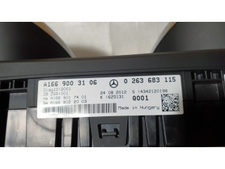 Панель приборов A1669003106, 0263683115   Mercedes-Benz GL X166       