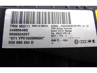 Подушка безопасности пассажира 5C6880204D Volkswagen Jetta VI