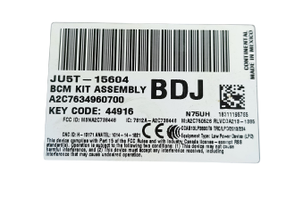 Модуль управления BSM JU5T15604, JU5T15604BDJ Ford Fusion II