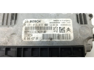 Блок управления двигателя 0281013872, 9664843780 Citroen Berlingo