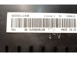 Панель приборов 5J0920810B, 5J0920810BKD0   Skoda Fabia Mk2 (5J)       