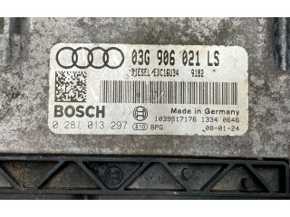 Блок управления двигателя 03G906021LS, 1039S17176 Audi A3 S3 A3 Sportback 8P