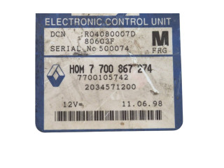 Блок управления двигателя 7700867274, 2034571200   Mitsubishi Carisma