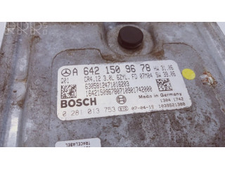 Блок управления двигателя A6421509678, 0281013753 Mercedes-Benz ML W164