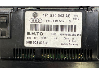 Блок управления климат-контролем 4F1820043AL, 4F0910043B Audi A6 S6 C6 4F