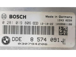 Блок управления двигателя 13618576333, 0281019806   BMW X3 G01