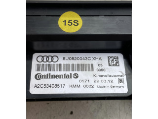 Блок управления климат-контролем 8U0820043C Audi Q3 8U