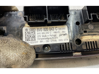 Блок управления климат-контролем 8V0820043C Audi A3 S3 8V