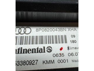 Блок управления климат-контролем 8P0820043BN, 0635060 Audi A3 S3 A3 Sportback 8P