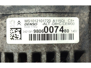 Генератор 9806007480   Peugeot 2008 I      