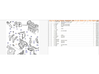 Turbodmychadlo Турбина 93184791, 55205483   Saab 9-3 Ver2   Z 19 DTH