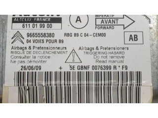 Блок подушек безопасности 9665558380, 611019900 Citroen Berlingo