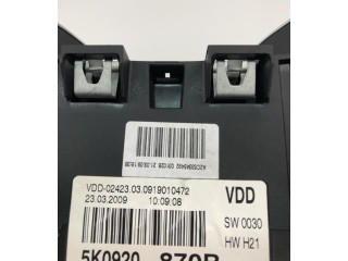 Geschwindigkeitsmesser Cockpit 5K0920870B, NP1801 Volkswagen Golf VI