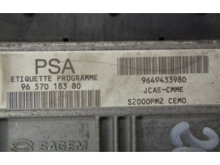 Řídící jednotka 9649433980, 9657018380 Peugeot 1007 2005