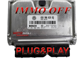 Блок управления двигателя 038906019DQ, 0281010891   Seat Ibiza III (6L)