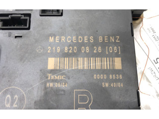 Блок управления 2198200826 Mercedes-Benz CLS AMG C219