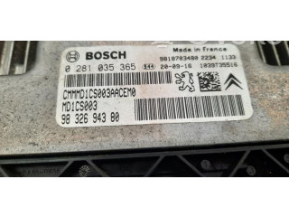 Блок управления двигателя 9832694380   Peugeot Partner III