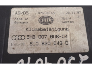 Блок управления климат-контролем 8L0820043D, 5HB00760804   Audi A3 S3 8L