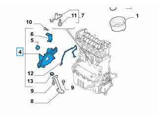 Масляный насос   46336064, 46338646  Jeep Renegade 
