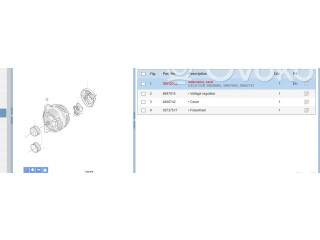 Генератор 36012358, 0124525060   Volvo XC90      