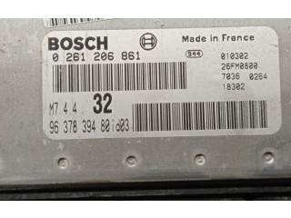 Блок управления двигателя 9637839480, 0261206861BOSCH   Peugeot 306