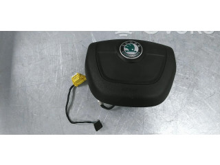 Подушка безопасности водителя 5J0880201J, 5J0880201J3X1 Skoda Fabia Mk2 (5J)