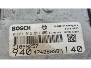 Блок управления двигателя 0281015951   Alfa Romeo Giulietta