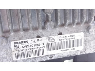 Блок управления двигателя 9656109980, 9647423380 Citroen Xsara