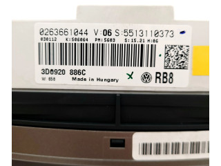 Панель приборов 0263661044, 3D0920886C   Volkswagen Phaeton       