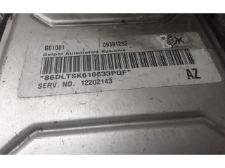 Блок управления двигателя 09391253, 12202143   Opel Vectra C