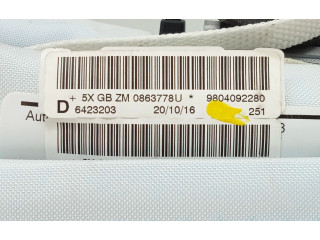 Подушка безопасности пассажира 9804092280   Peugeot 2008 I