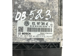 Блок управления двигателем Блок управления 03L907309AE, 0281017946   Volkswagen PASSAT B7