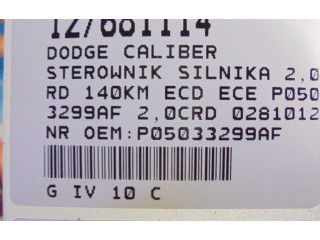 Řídící jednotka 0281012129, P05033299AF Dodge Caliber 2006