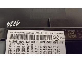 Přístrojová deska Mercedes-Benz GLC X253 C253 2018 A2059005933, A2059012715