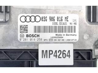 Řídící jednotka 03G906016ME, 0281014258 Audi A6 S6 C6 4F 2006