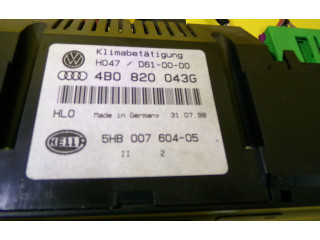 Блок управления климат-контролем 4B0820043G, 5HB007604-05   Audi A6 S6 C5 4B