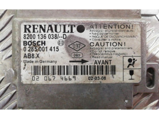 Блок подушек безопасности 8200136038D Renault Clio II