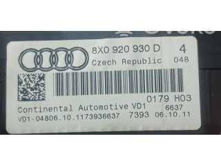 Панель приборов 8X0920930D, A2C30105700   Audi A1       