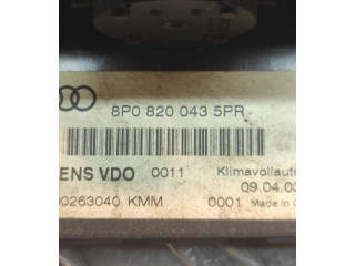 Блок управления климат-контролем 8P0820043, 0263040 Audi A3 S3 8P
