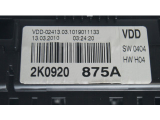Панель приборов 2K0920875A, 2K0920875A Volkswagen Caddy