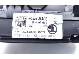 Панель приборов 6V0920940B, A2C38358500 Skoda Fabia Mk3 (NJ)