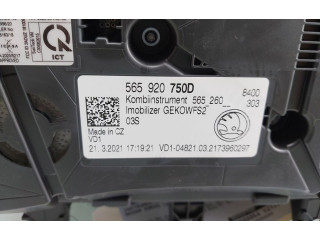 Панель приборов 565920750D, 565920750D   Skoda Karoq       