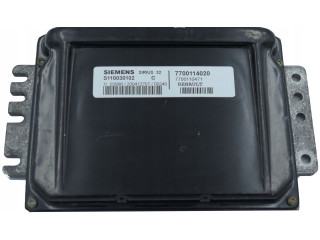 Блок управления двигателя 7700114020, S110030102 Renault Twingo I