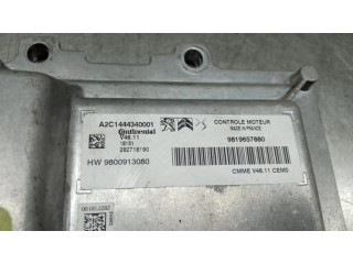 Блок управления двигателя 9819657880 Citroen C3 Aircross