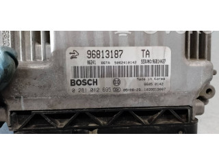 Блок управления двигателя 96813187, 0281012695 Chevrolet Captiva