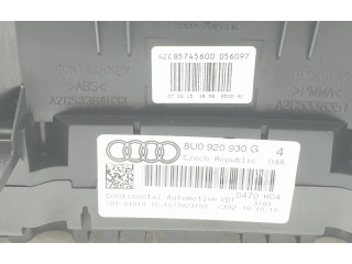 Панель приборов 8U0920930G, 8U0920930G Audi Q3 8U